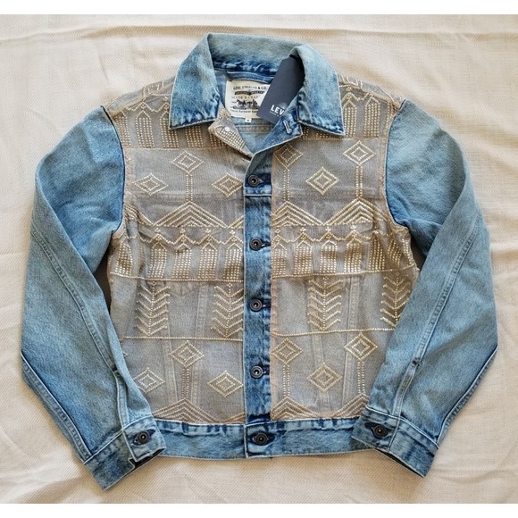 LEVIS French Tulle Trucker Jean Jacket